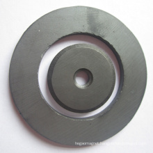 Anisotropic ferrite speaker magnet